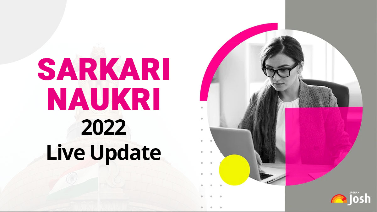 Sarkari Naukri 2022 Live Update: TRBT STSE Recruitment 2022